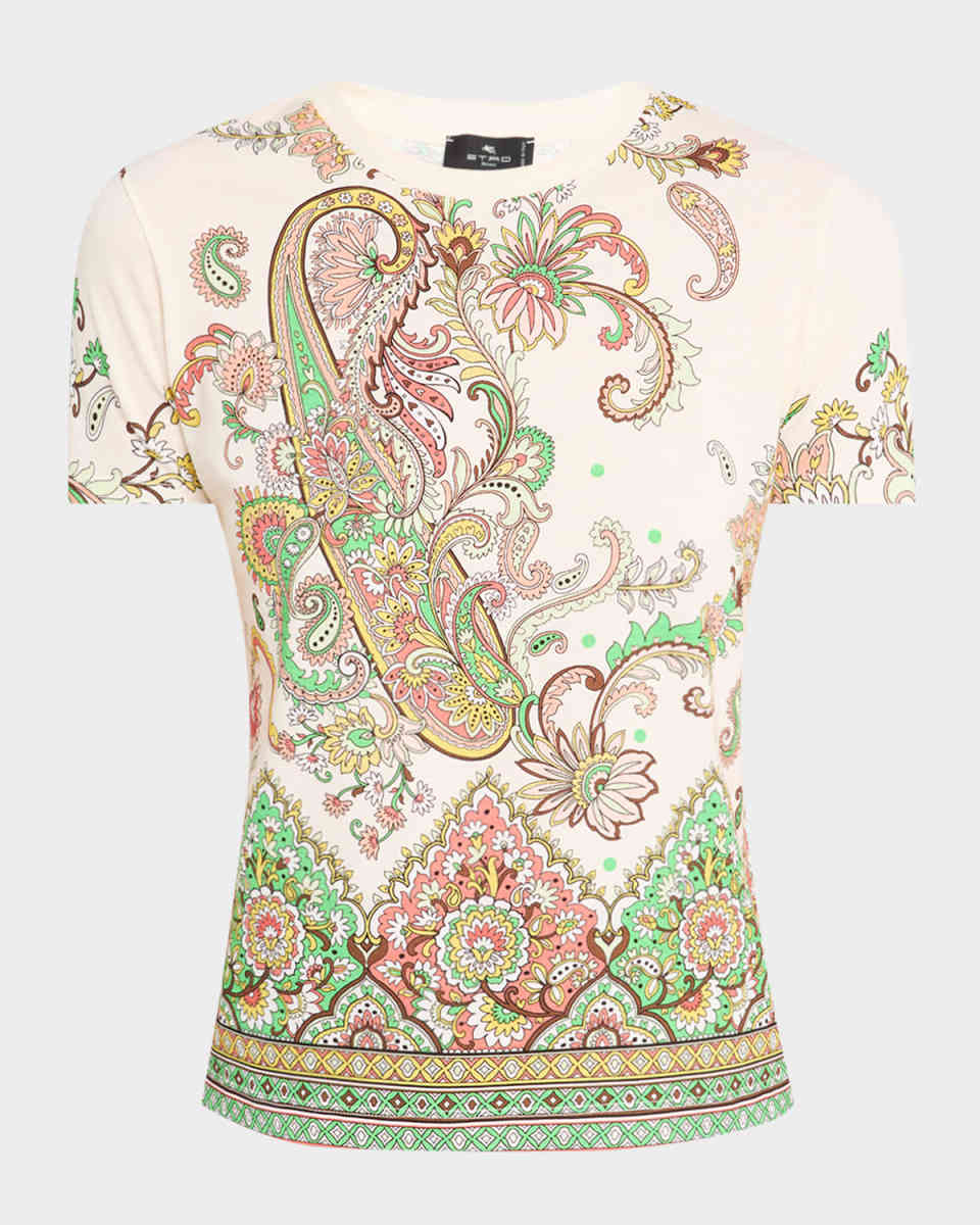 Foliage Engineer Print Short-Sleeve T-Shirt
